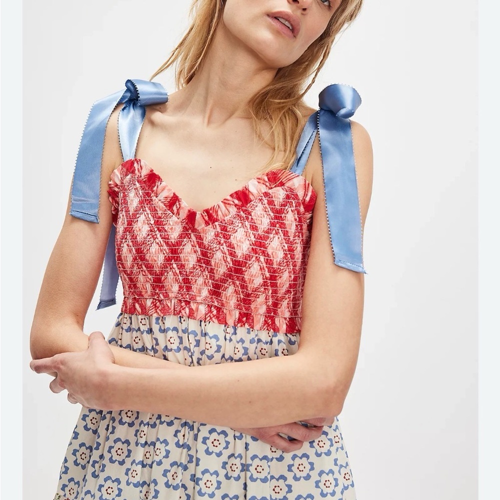 Free people Floral Patchwork Maxi Dress - Picture 2 of 4